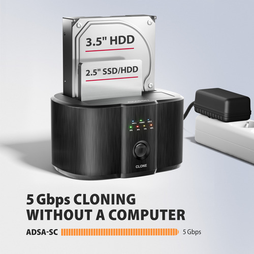 Axagon ADSA-SC USB-C 5Gbps Dual SATA – image 5