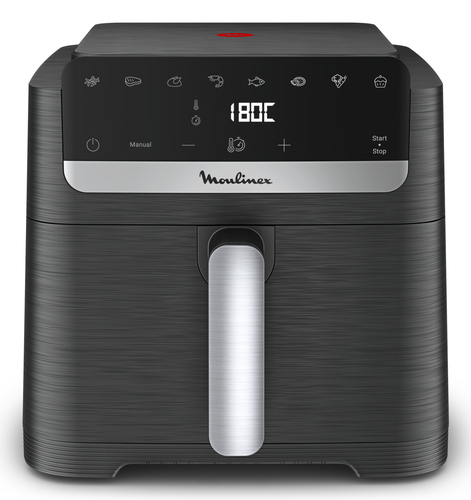Moulinex Easy Fry Mega Compact EZ8618 Одиночный 7,5 L Автономный 2020 W Аэрофритюрница с горячим воздухом Черный