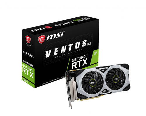MSI VENTUS RTX-2080- -8G-V2 NVIDIA GeForce RTX 2080 8 GB GDDR6
