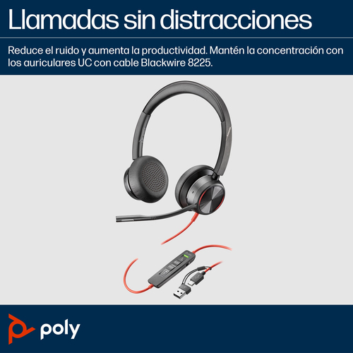 Auriculares PLANTRONICS 8X225AA
