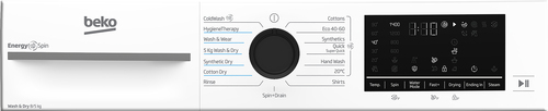 Beko EnergySpin BM3DT68342W 8Kg/5Kg Washer Dryer with 1400 rpm - White, A Rated [Wash Only], White - image 6