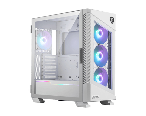 MPG VELOX 100R WHITE Gabinete MSI MPG VELOX 100R Blanco vidrio templado ventilador ARGB media torre ATX / MICRO-ATX / MINI-ITX UPC 