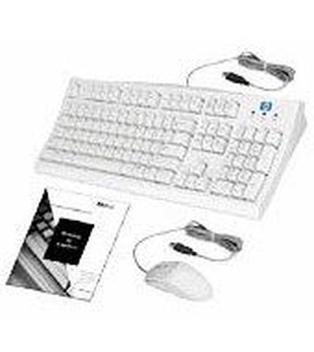 HP Keyboard, 3-Button Optical Mouse, USB