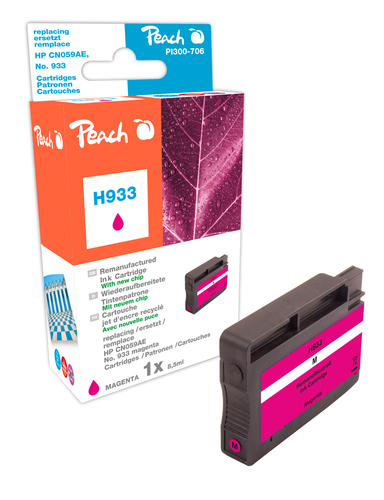 Peach PI300-706 ink cartridge 1 pc(s) Compatible Standard Yield Magenta