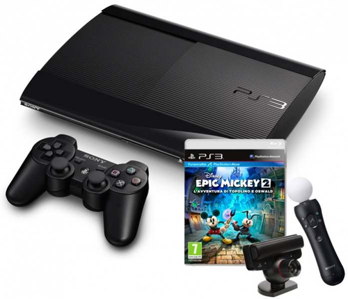 Sony Interactive Entertainment 12GB PlayStation 3 Super Slim - Epic Mickey 2 Bundle