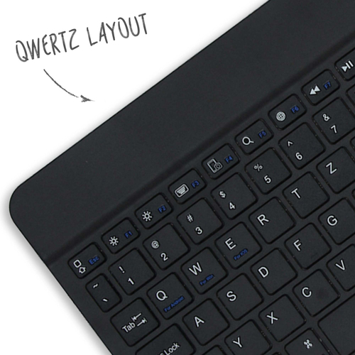 Accezz QWERTZ Bluetooth Keyboard Bookcase Samsung Galaxy Tab A9 Plus, afbeelding 4