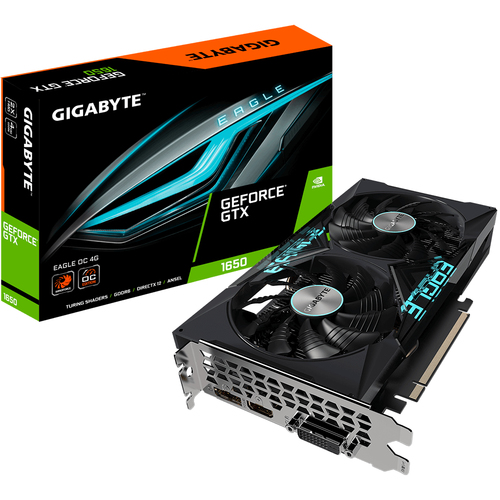 GIGABYTE EAGLE GV-N1656EAGLE OC-4GD видеокарта NVIDIA GeForce GTX 1650 4 GB GDDR6