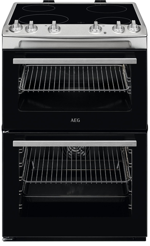 AEG CCX6501ACM cooker Freestanding cooker Electric Ceramic hob Stainless steel