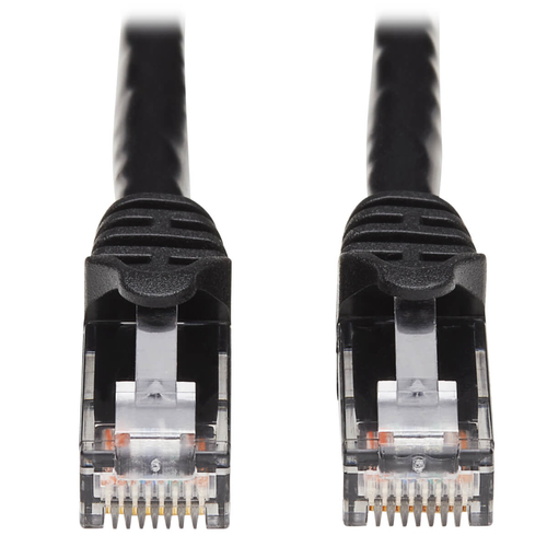 Tripp Lite 7 pies Cat6 Cat6a Cable sin conexión 10G RJ45 M / M negro de 7 &#39; - N261-007-BK