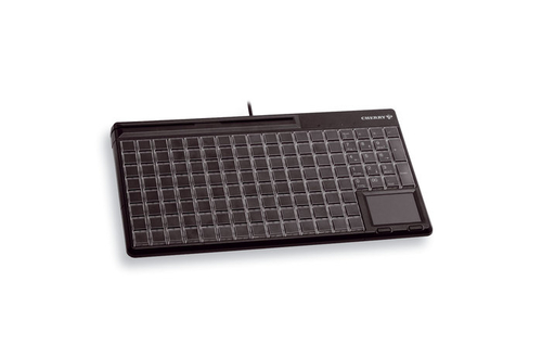 CHERRY G86-63411RGADAA klaviatūra Universalus USB QWERTY rusas, Rusijos Juoda