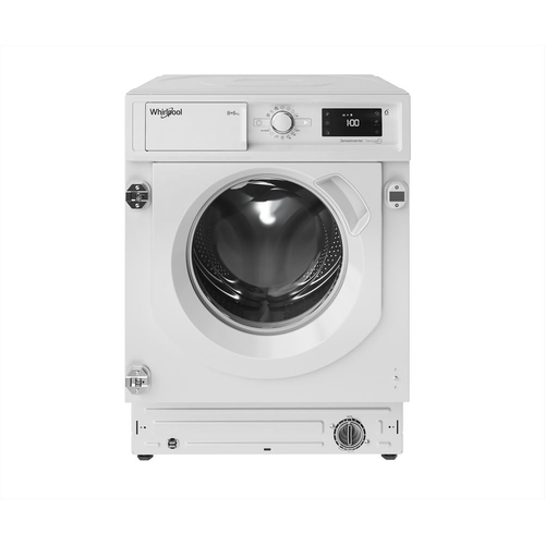 Whirlpool BI WDWG 861484 EU стирально-сушильная машина Встроенный Фронтальная загрузка Белый