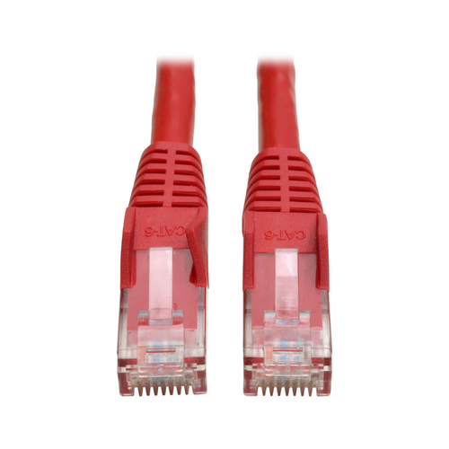 Tripp Lite 25 pies Cat6 Gigabit Snagless Patch Patch Cable RJ45 M / M rojo 25 &#39; - N201-025-RD