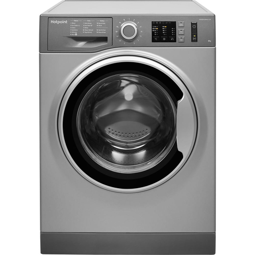 Hotpoint NM10 844 GS UK стиральная машина Фронтальная загрузка 8 kg 1400 RPM Графит