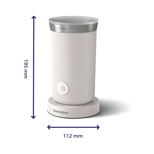 Philips Baristina Mousseur à Lait Blanc – Photo 8 sur 8