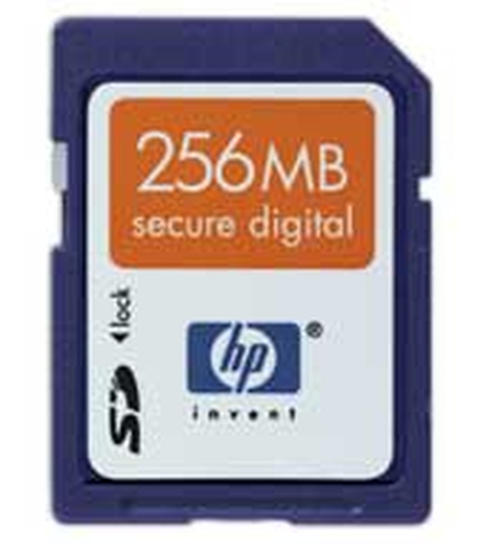HP 256 MB secure digital card