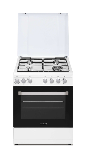 Rosieres RGG663CSW/E Freestanding cooker Electric Gas White