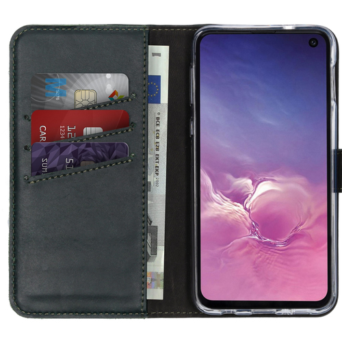 Selencia G970F31281202 чехол для мобильного телефона 14,7 cm (5.8") Флип Зеленый