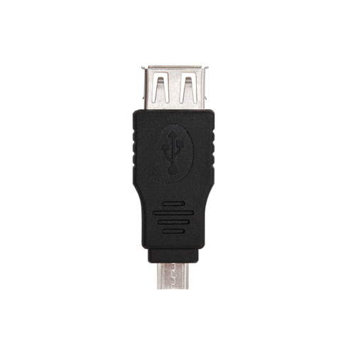 Nanocable 10.02.0004 kabeļu spraudņu pāreja USB Micro B USB A Melns