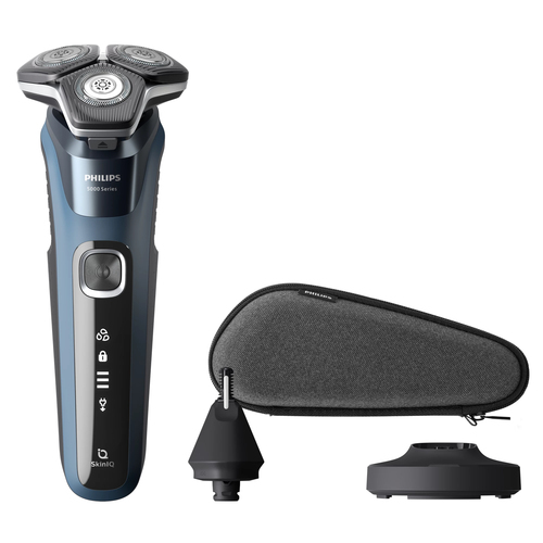 Philips SHAVER Series 5000 S5880/33 men's shaver Rotation shaver Trimmer Black, Blue