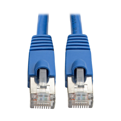 N262-014-BL Tripp Lite Cat6a Aumentado 14 pies Cable blindado de parche 10G RJ45 M / M Azul 14 &#39;