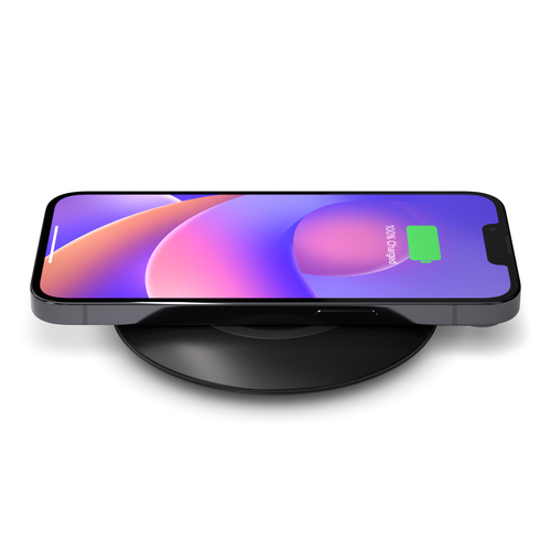 mophie essentials wireless charging pad 15W Смартфон Черный USB Беспроводная зарядка Для помещений