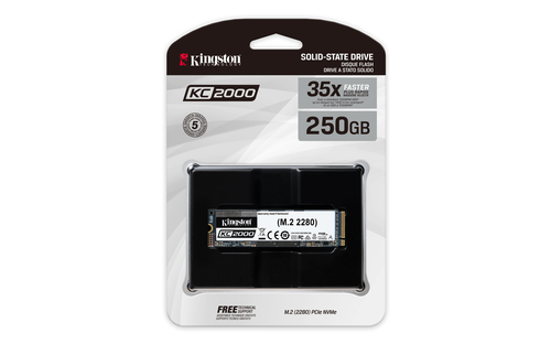 Kingston Technology KC2000 250 GB M.2 PCI Express 3.0 NVMe 3D TLC – image 3