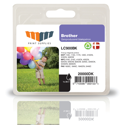MM Black Inkjet Cartridge - Replaces Brother LC900BK
