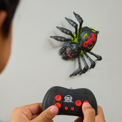 Spin Master HEX BOTS Wall Crawler Spider with Official Wall Climber Technology, Rechargeable Remote Control Robot Kids Toys, Prank Toys for Boys & Girls Ages 4 & Up – image 3