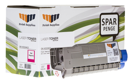 MM Magenta Laser Toner - OKI 43324422 - For OKI C 5xx0