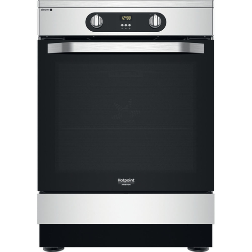 Hotpoint HS68IQ8CHX/E Freestanding cooker Electric Zone induction hob Stainless steel