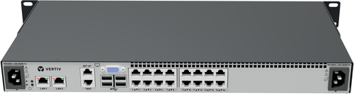 Vertiv Avocent KVM-over-IP Switch 16-port, 2 digital KVM path, dual AC power supply, TAA – image 2