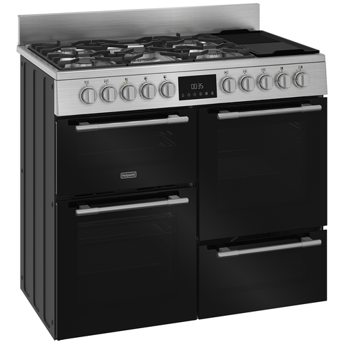 Hotpoint RH100FA21BX cooker Range cooker Electric Gas Stainless steel – image 6