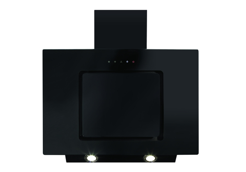 CDA 70cm Angled Chimney Cooker Hood with Touch Controls - Black
