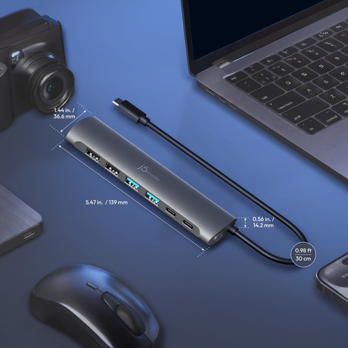 j5create USB-C 7-Port HUB 5A2C – image 8