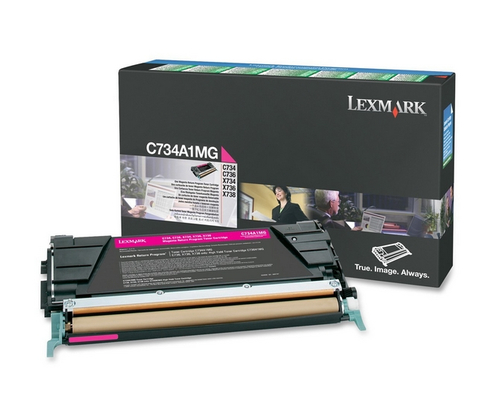 C734A1MG TONER LEXMARK MAGENTA 6K RETURN PROG C734A1MG