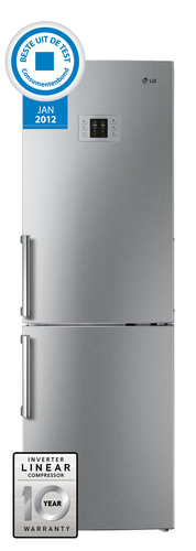 LG GB7138AVXZ fridge-freezer Freestanding Titanium – image 2