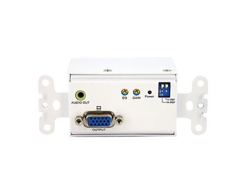 StarTech.com VGA Wall Plate Video Extender Receiver over Cat 5 with Audio