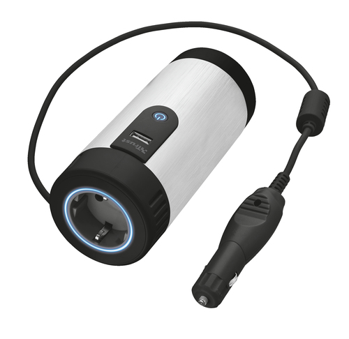 Trust 20838 mobile device charger Black, Blue, Metallic AC Auto – image 2