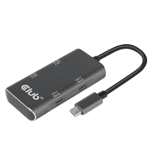 CLUB3D USB Gen2 Type C to 2x USB A + 2x USB C Data Hub