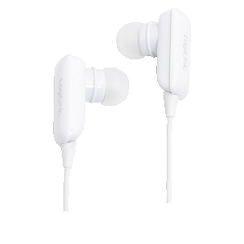 LogiLink BT0025 headphones/headset Wireless Ear-hook, In-ear USB Type-A Bluetooth White