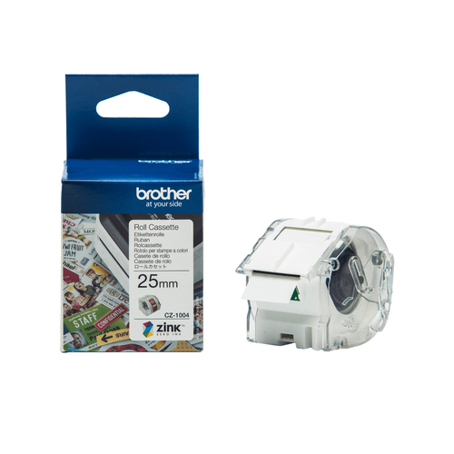Brother Colour Label Printer 25mm Wide Roll Cassette Ref - image 1