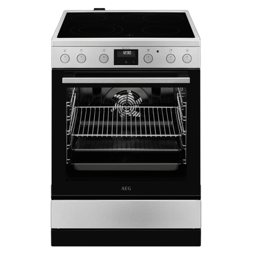 AEG CCB6446ABM Freestanding cooker Electric Ceramic hob Stainless steel
