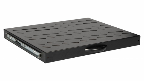 Equip legplanken variabel 19" voor Serverschränke, 1U 60cm zwart
