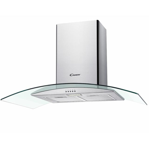 Candy CGM94/1X cooker hood Wall-mounted Silver 456 m³/h