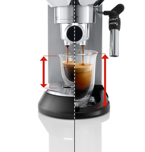 Delonghi Dedica Style Pump Espresso Coffee Machine- Silver - Metal - image 5