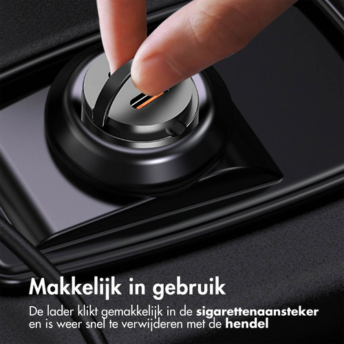 <div>Met de Accezz autolader laad je onderweg razendsnel je apparaten op. Dankzij de dubbele USB-C poorten en Power Delivery 3.0 technologie kun je, afbeelding 4