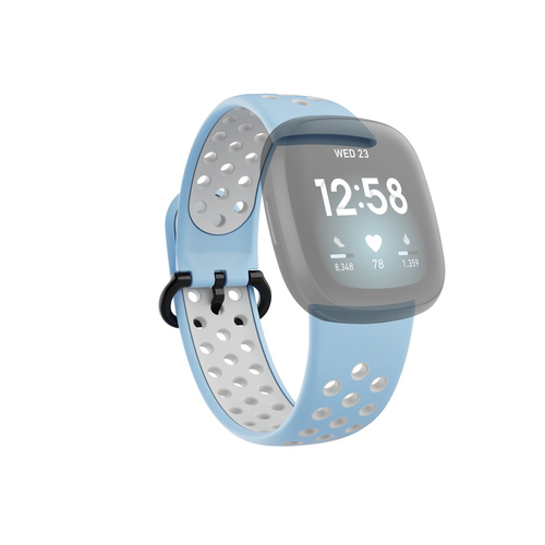 Hama 00086241 smart wearable accessory Ремень Синий, Серый Силиконовый