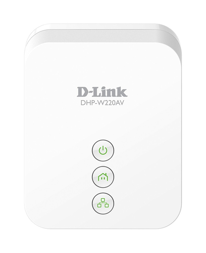 D-Link DHP-W220AV PowerLine network adapter 200 Mbit/s Ethernet LAN Wi-Fi White 1 pc(s)