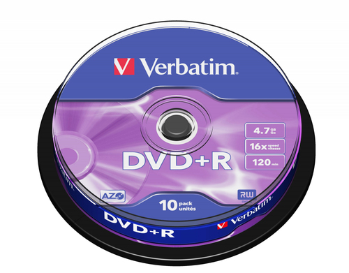 Verbatim DVD+R Matt Silver 4,7 GB 10 Stück(e)