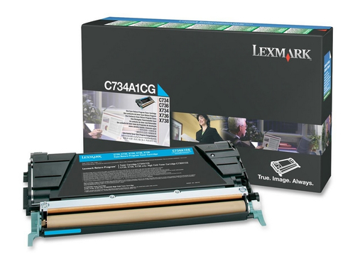 C734A1CG TONER LEXMARK CIAN 6K RETURN PROG C734A1CG